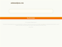 Tablet Screenshot of animmaljam.com